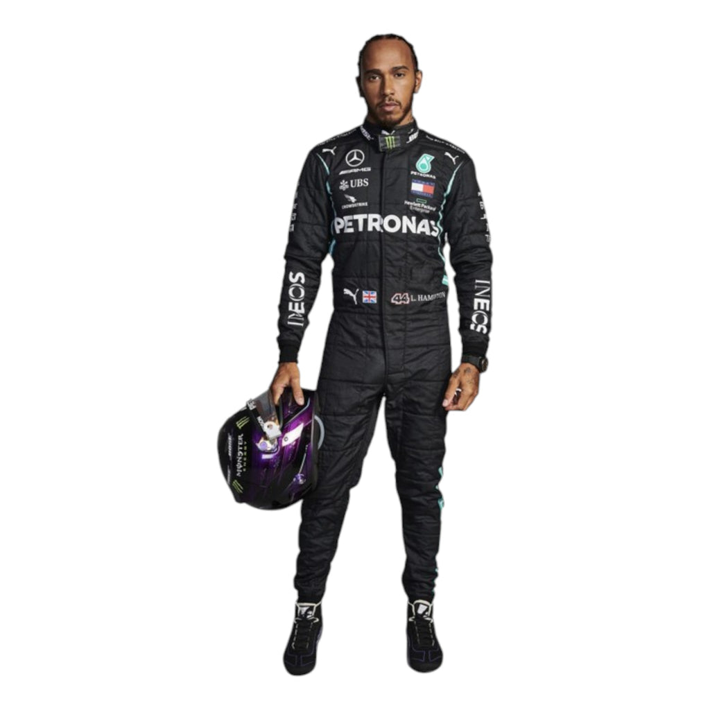 Lewis Hamilton 2021 Mercedes AMG Petronas F1 Race Suit - Reaxion Racegear image 2