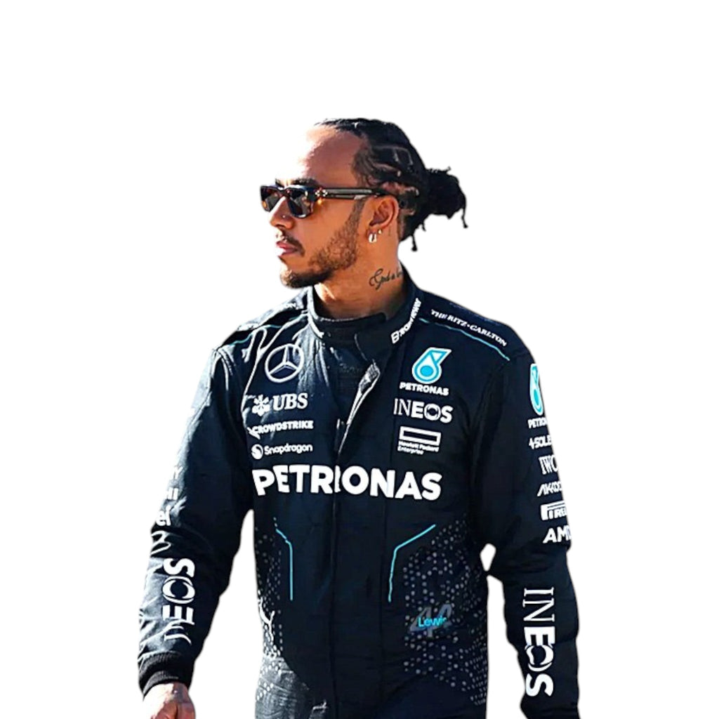 Lewis Hamilton 2024 Mercedes AMG Petronas F1 Race Suit - Reaxion Racegear image 3