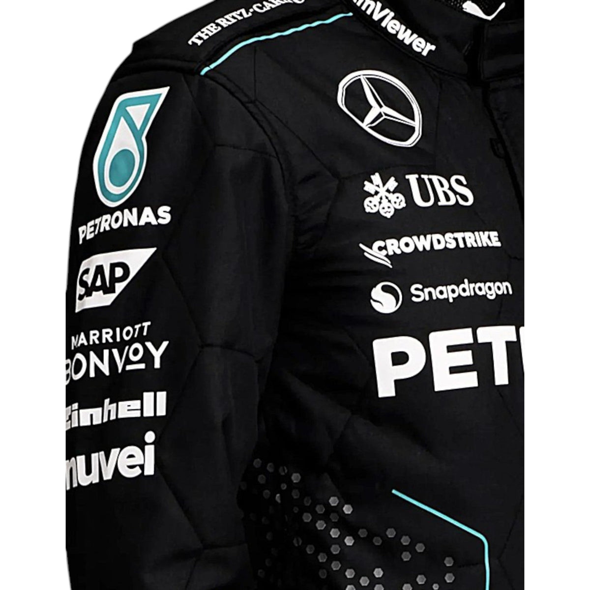 Lewis Hamilton 2024 Mercedes AMG Petronas F1 Race Suit - Reaxion Racegear image 4