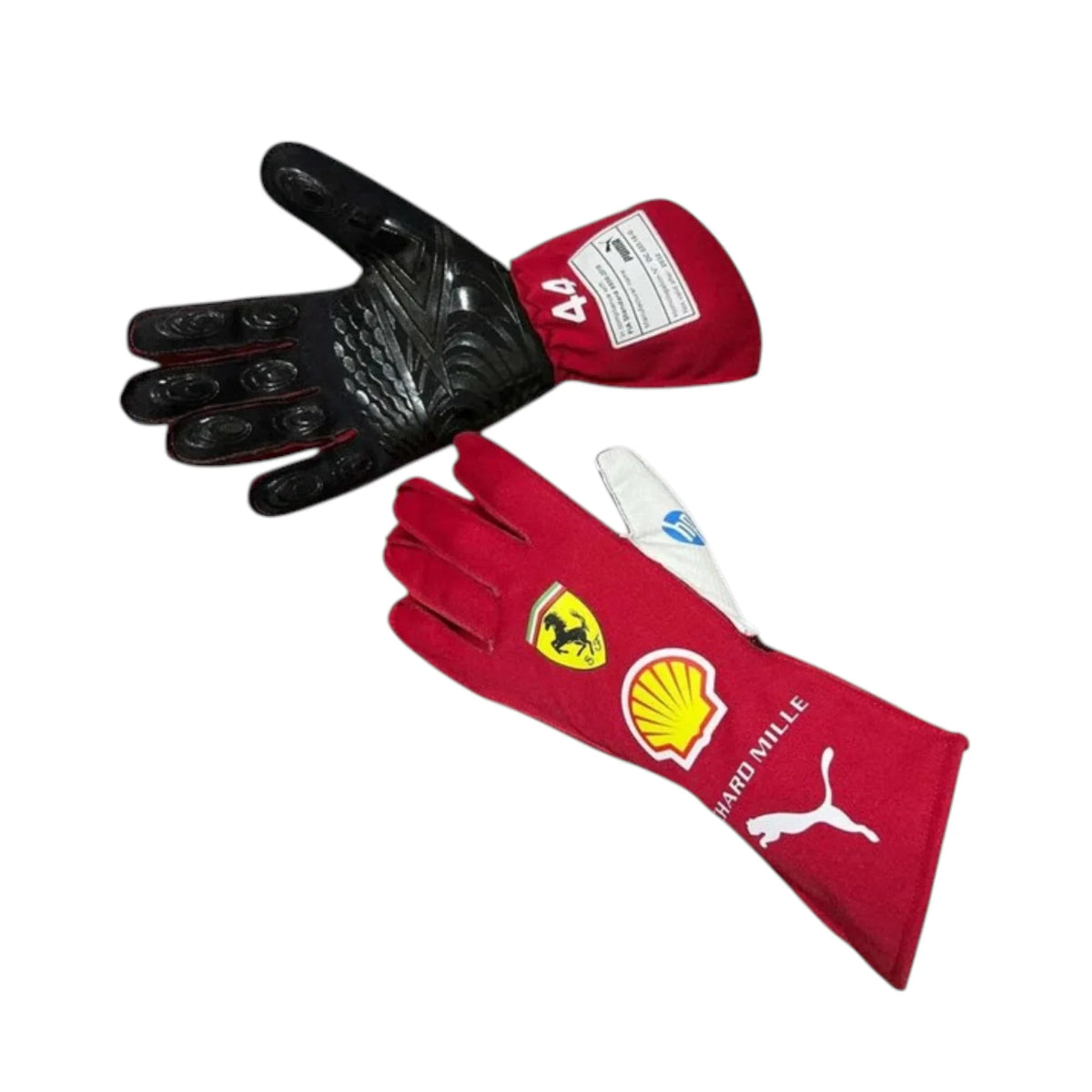 Lewis Hamilton 2025 Ferrari F1 Racing Gloves - Reaxion Racegear image 4