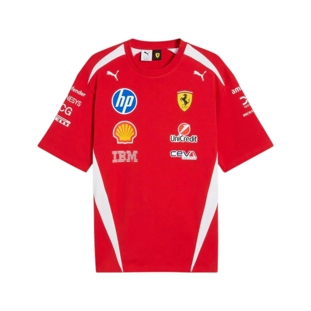 Lewis Hamilton 2025 Ferrari F1 Racing T-Shirt - Reaxion Racegear image 1