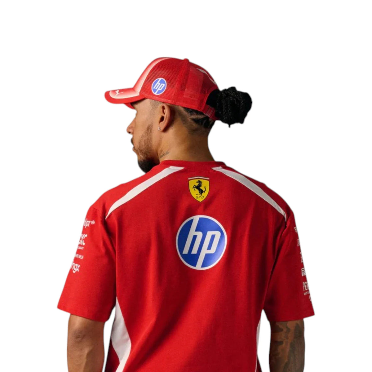 Lewis Hamilton 2025 Ferrari F1 Racing T-Shirt - Reaxion Racegear image 4