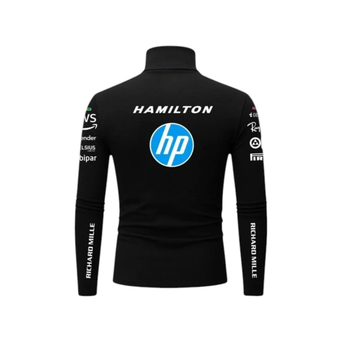 Lewis Hamilton 2025 Ferrari F1 Undershirt (Black) - Reaxion Racegear image 2