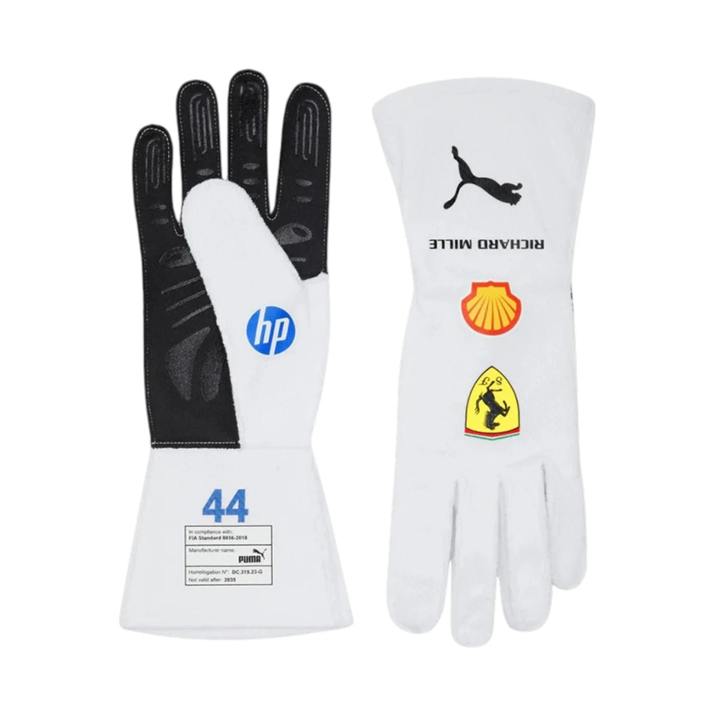 Lewis Hamilton 2025 Ferrari Miami GP F1 Racing Gloves - Reaxion Racegear image 1