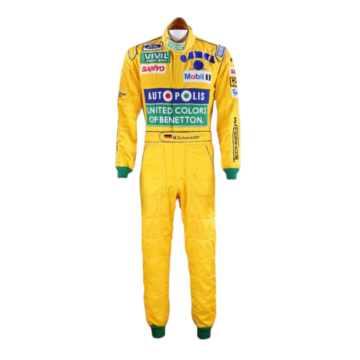 Michael Schumacher 1992 Benetton Belgian GP F1 Racing Suit - Reaxion Racegear image 1