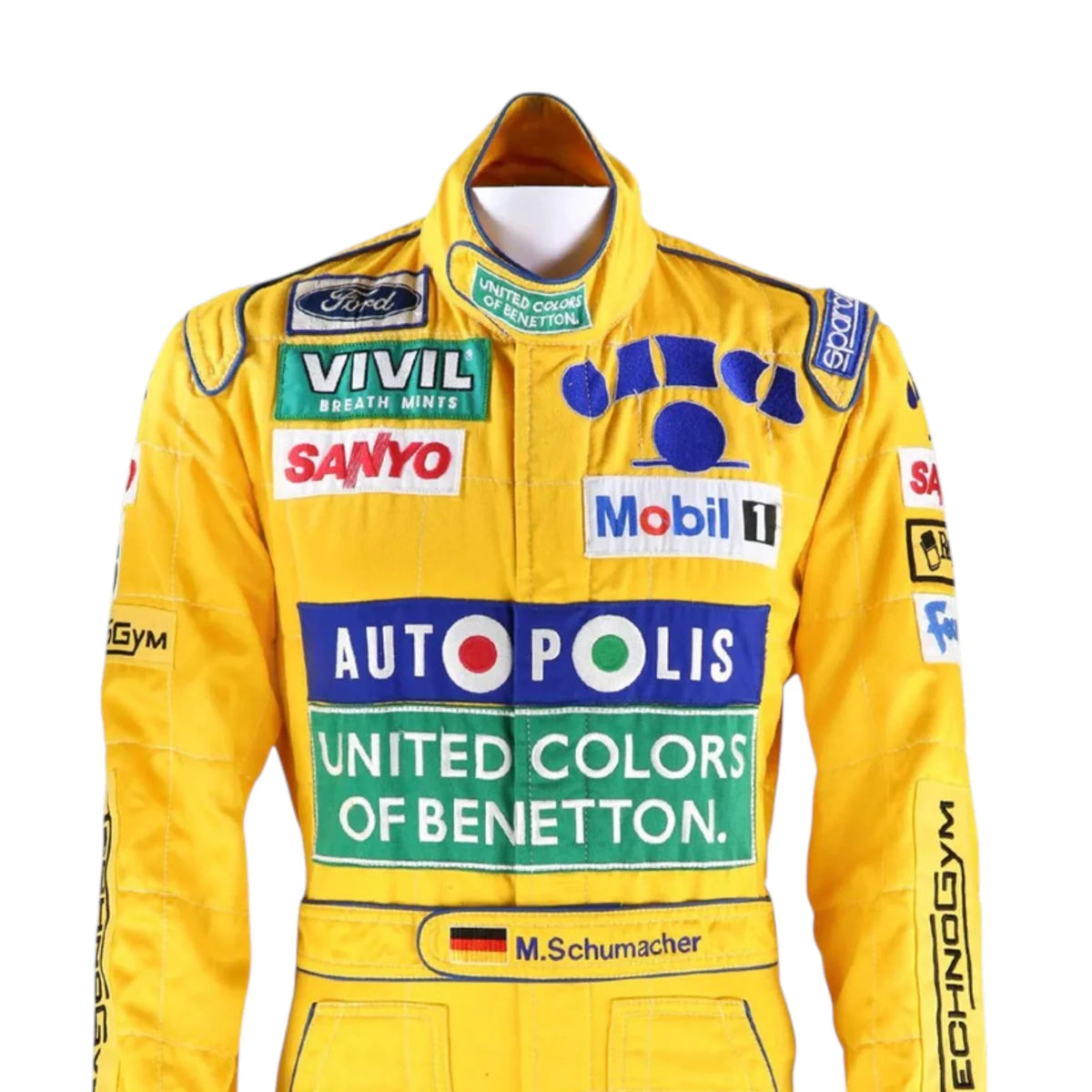 Michael Schumacher 1992 Benetton Belgian GP F1 Racing Suit - Reaxion Racegear image 2