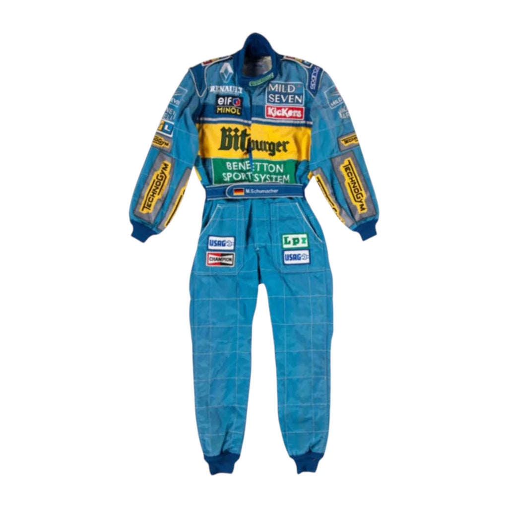 Michael Schumacher 1995 Benetton F1 Racing Suit - Reaxion Racegear image 1