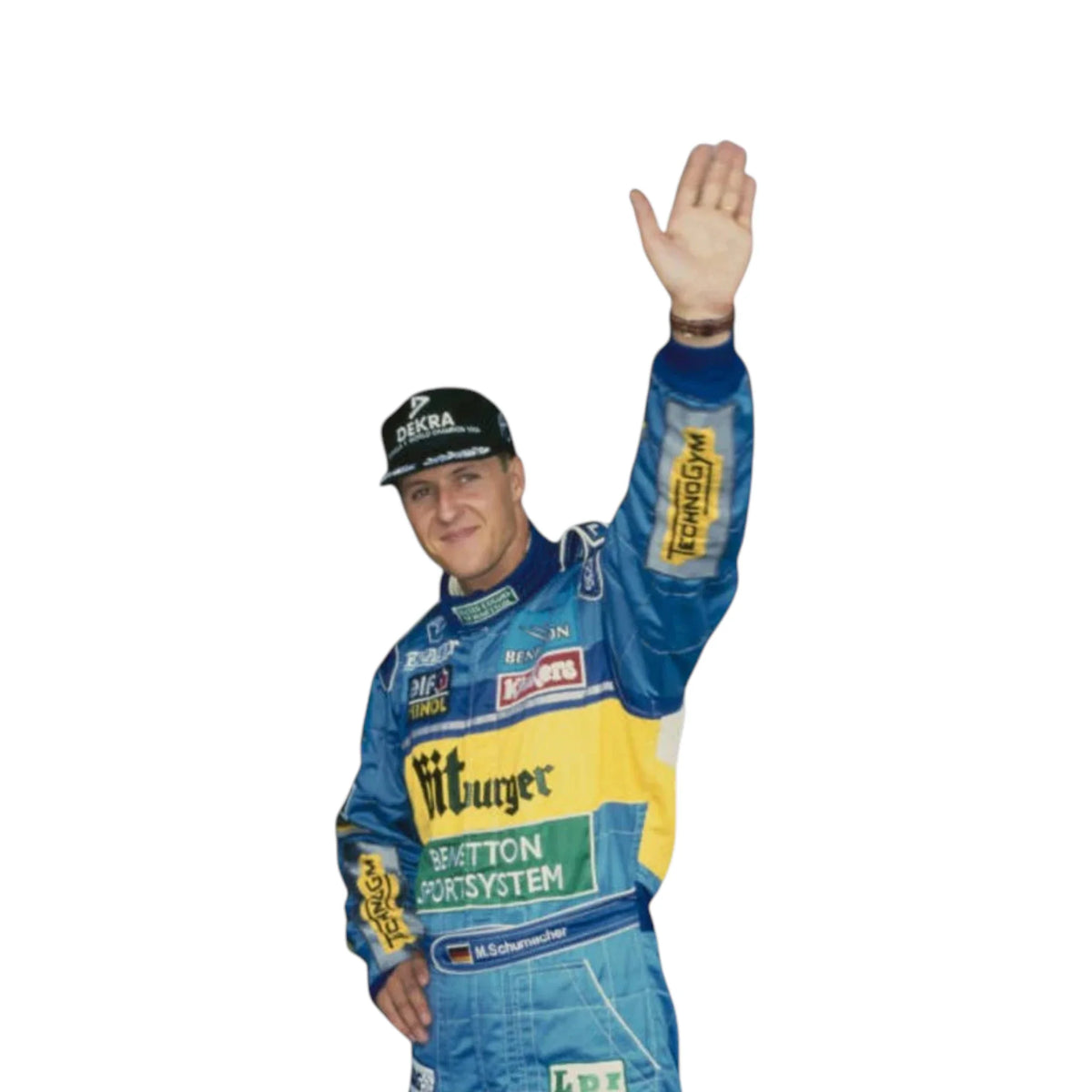 Michael Schumacher 1995 Benetton F1 Racing Suit - Reaxion Racegear image 3