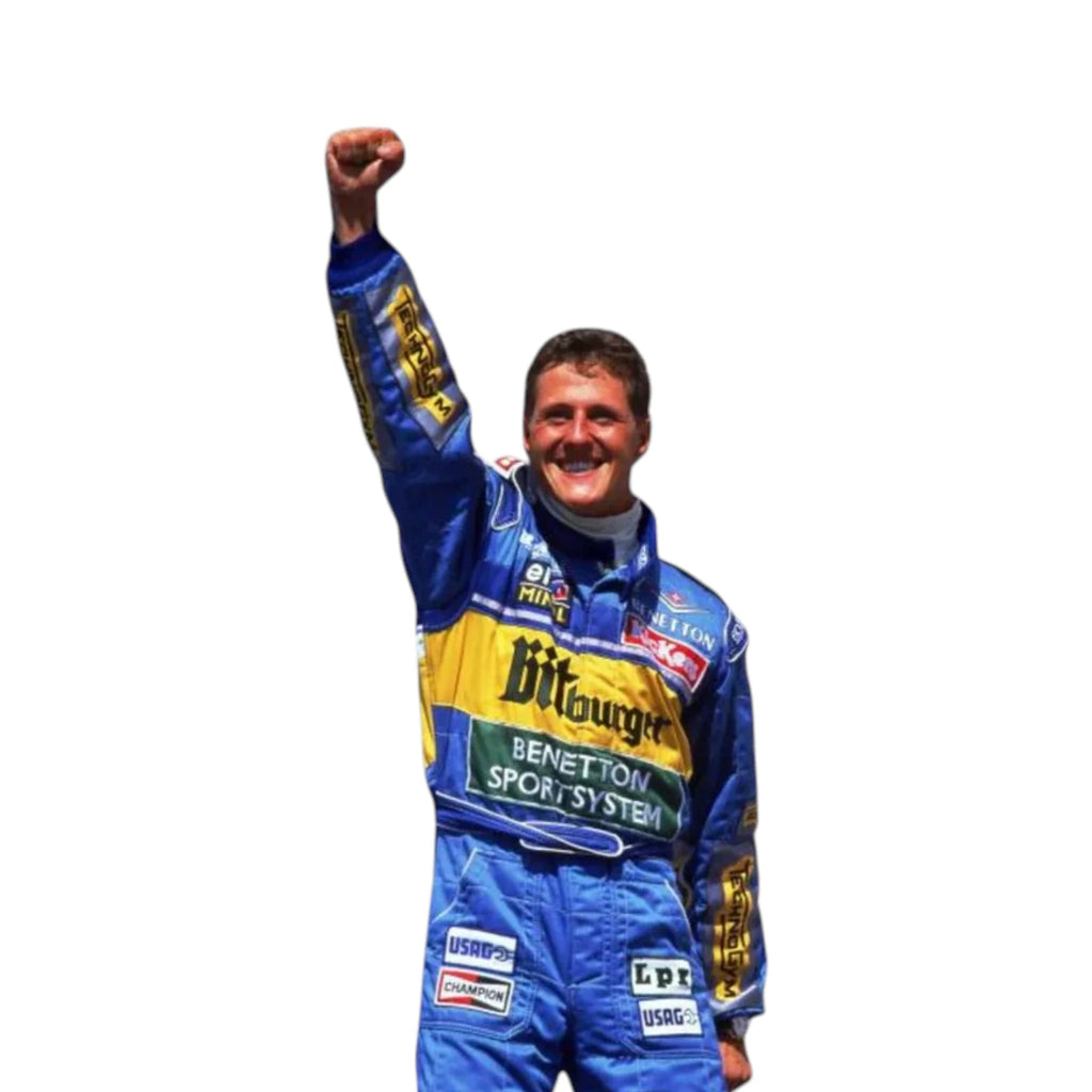 Michael Schumacher 1995 Benetton F1 Racing Suit - Reaxion Racegear image 5