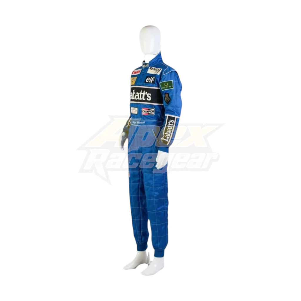 Nigel Mansell 1992 Williams F1 Racing Suit - Reaxion Racegear image 2