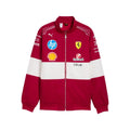 Official PUMA 2025 F1 Vintage Racing Team Jacket with various logos on a white background