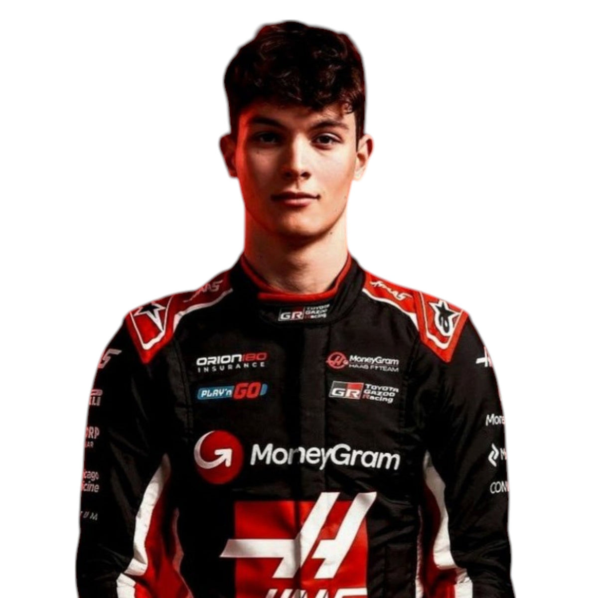 Oliver Bearman 2025 Haas F1 Race Suit - Reaxion Racegear image 1