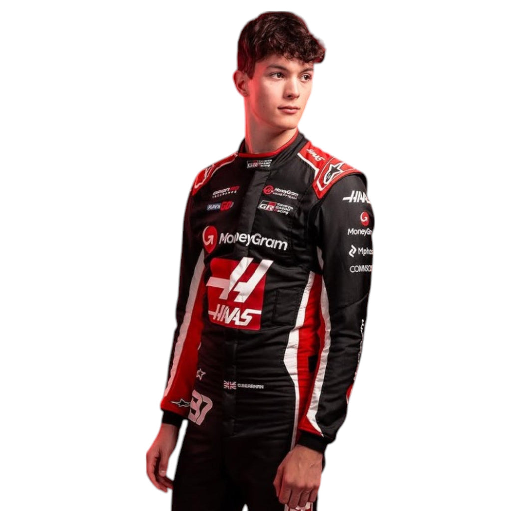 Oliver Bearman 2025 Haas F1 Race Suit - Reaxion Racegear image 2