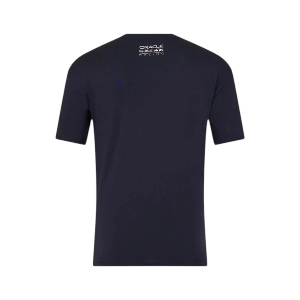 Oracle Red Bull Racing Blue Castore Max Verstappen Logo T-Shirt - Reaxion Racegear image 2