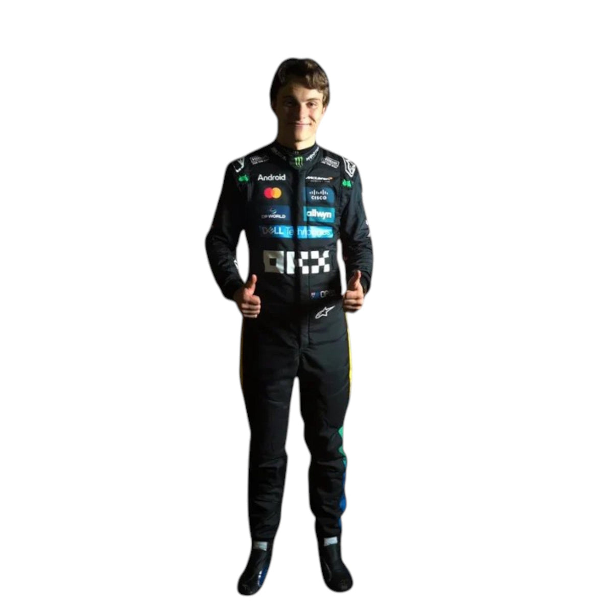 Oscar Piastri 2025 Mclaren Silverstone British F1 Race Suit - Reaxion Racegear image 1