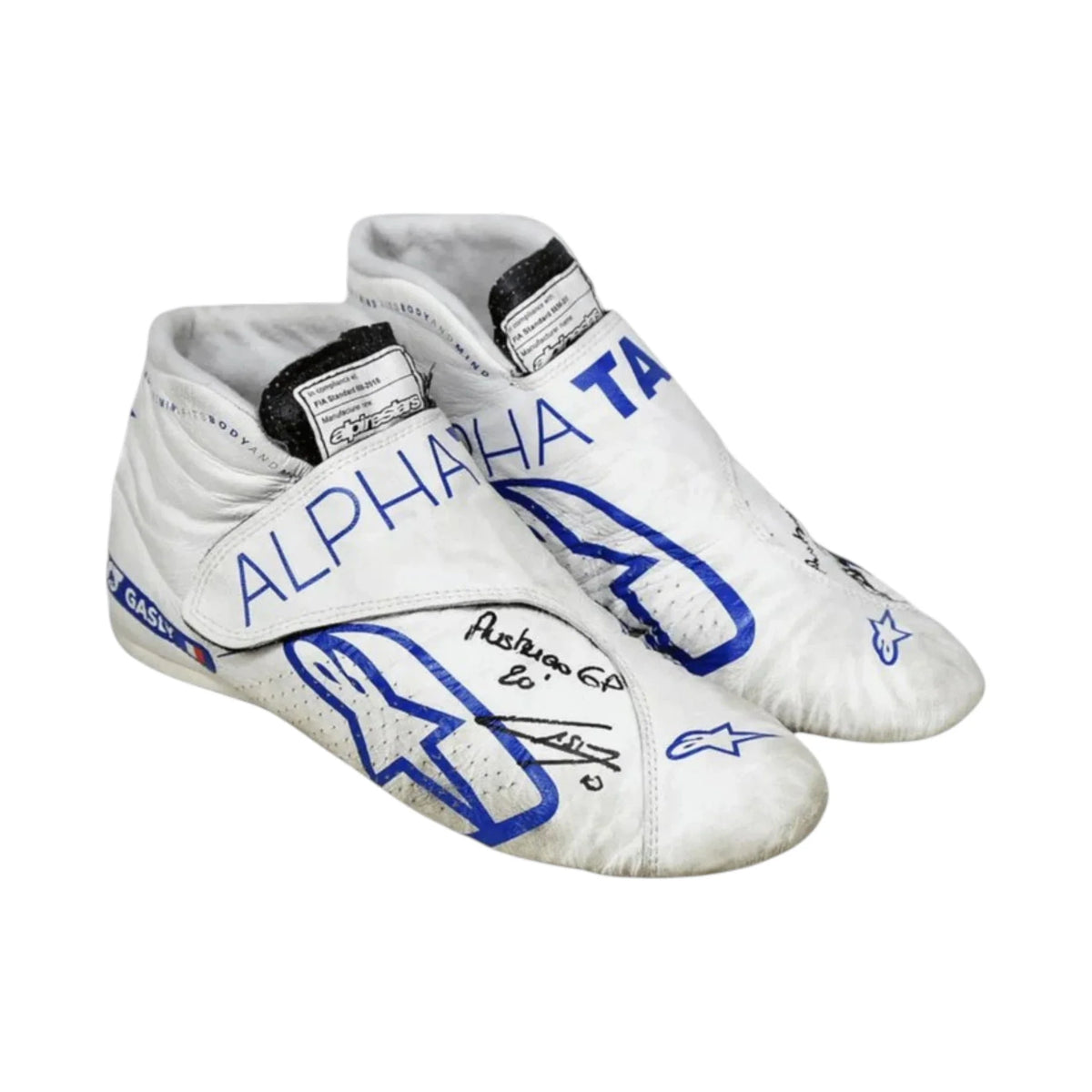 Pierre Gasly 2020 AlphaTauri Austrian GP F1 Racing Shoes - Reaxion Racegear image 1