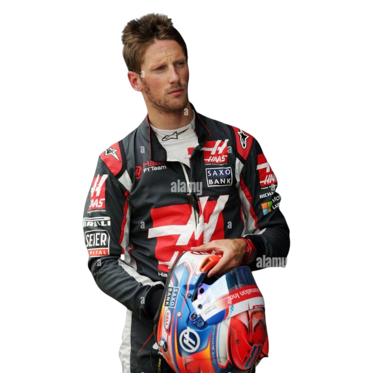 Romain Grosjean 2016 Haas F1 Race Suit - Reaxion Racegear image 2