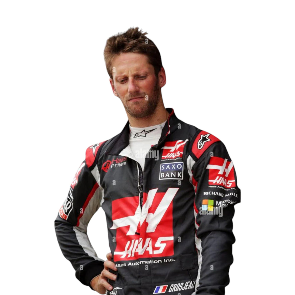 Romain Grosjean 2016 Haas F1 Race Suit - Reaxion Racegear image 3
