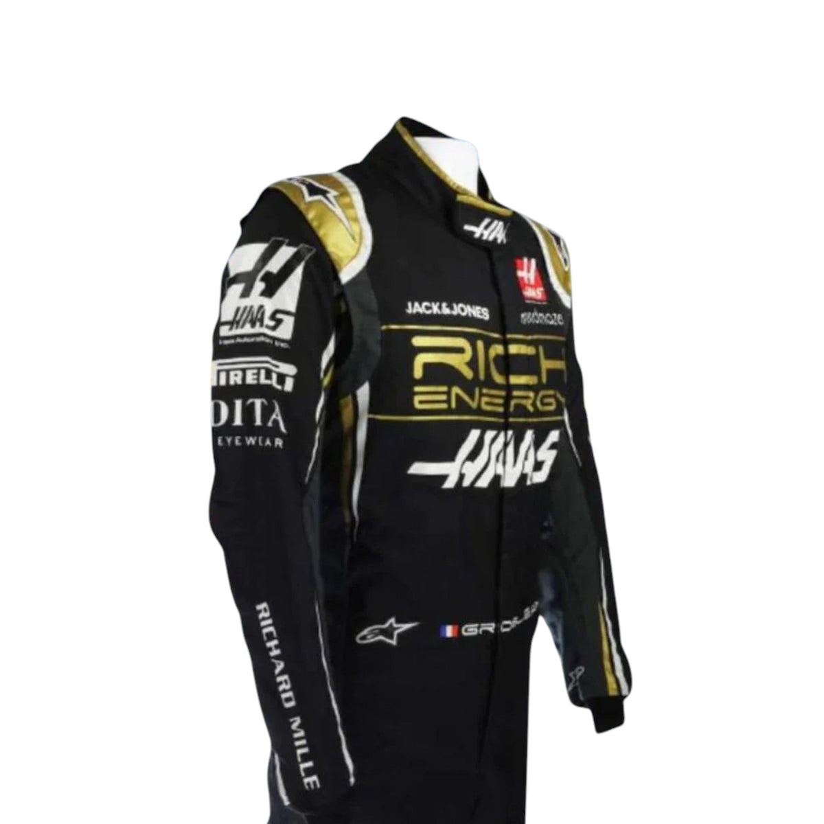 Romain Grosjean 2019 Haas F1 Race Suit - Reaxion Racegear image 4