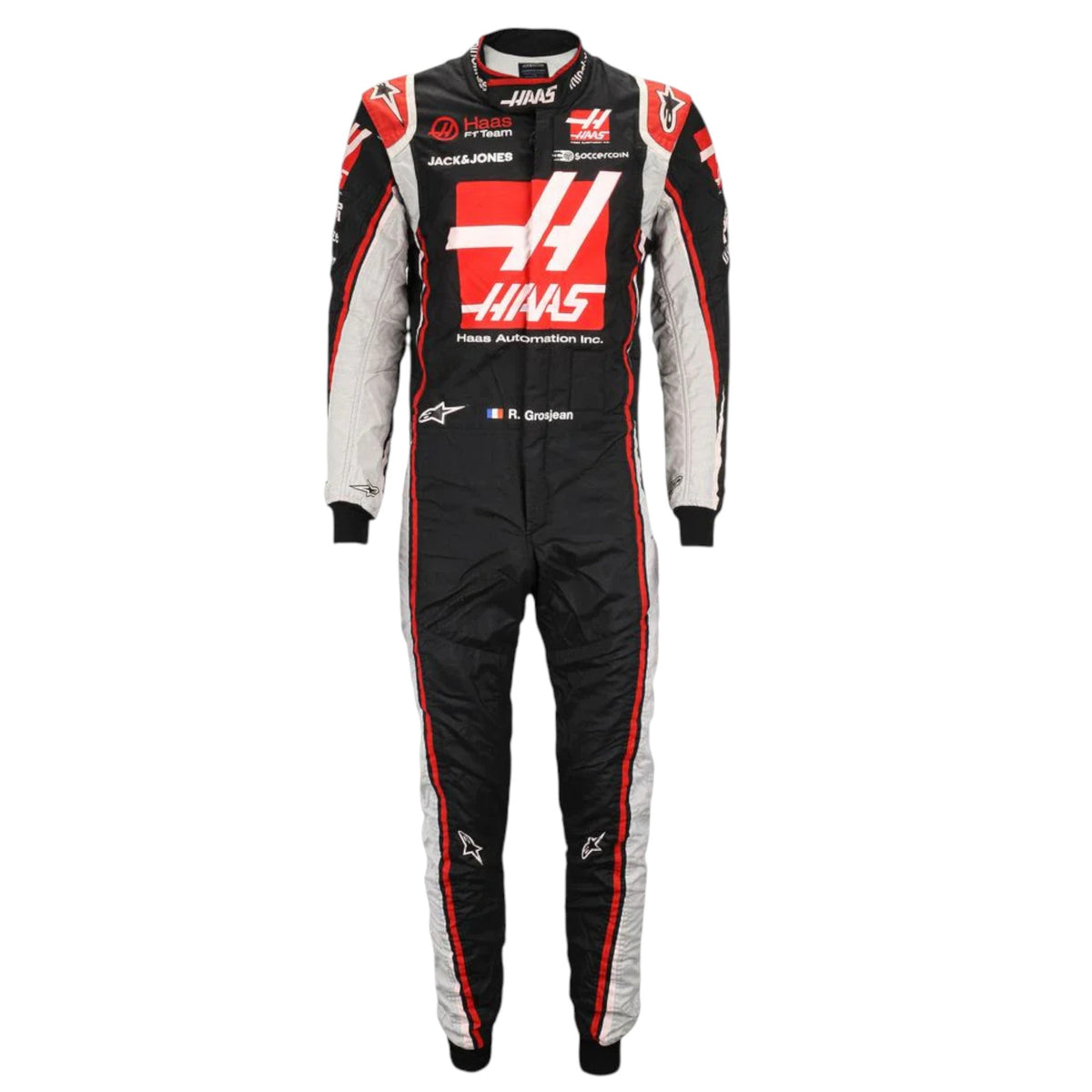 Romain Grosjean 2020 Haas F1 Race Suit - Reaxion Racegear image 1