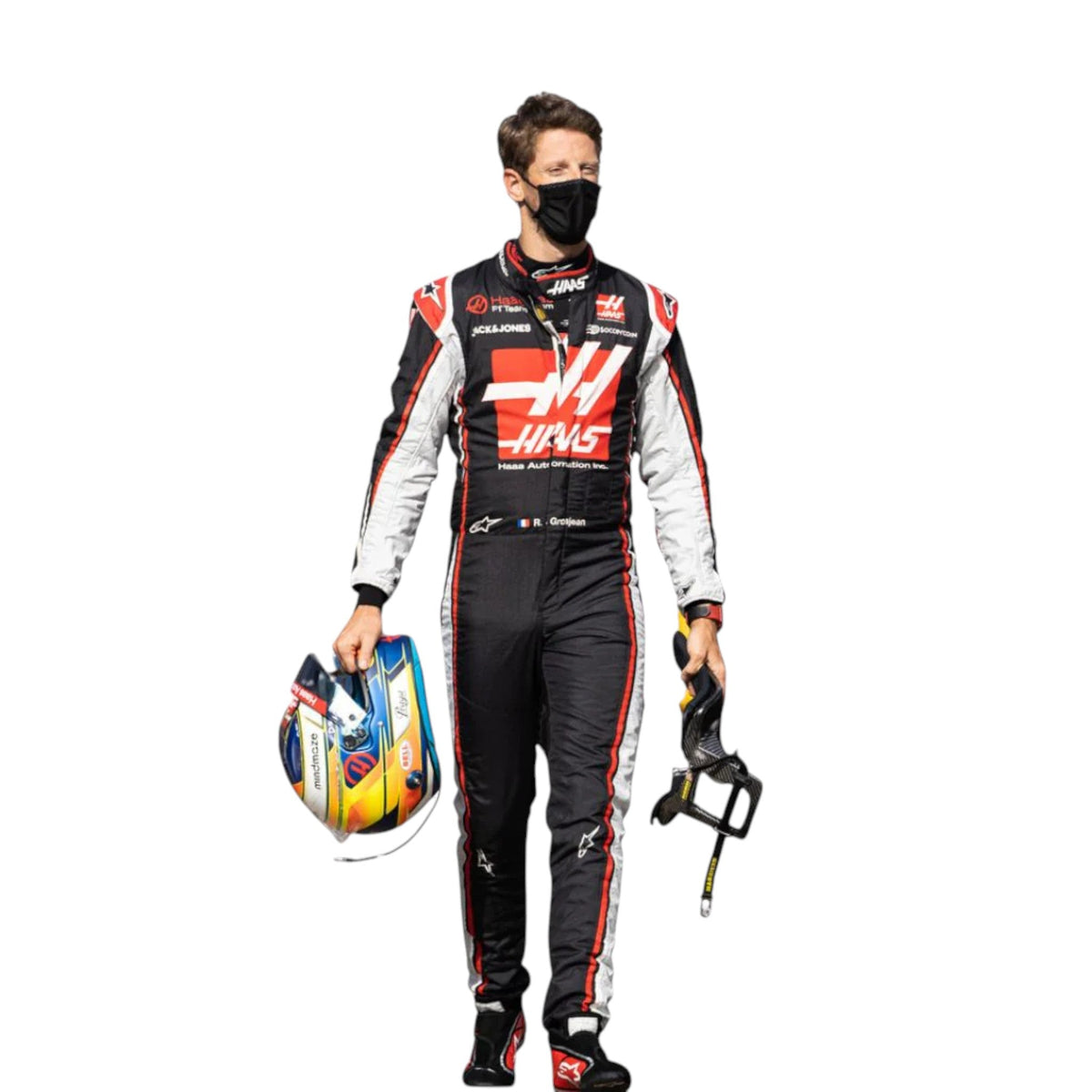 Romain Grosjean 2020 Haas F1 Race Suit - Reaxion Racegear image 4