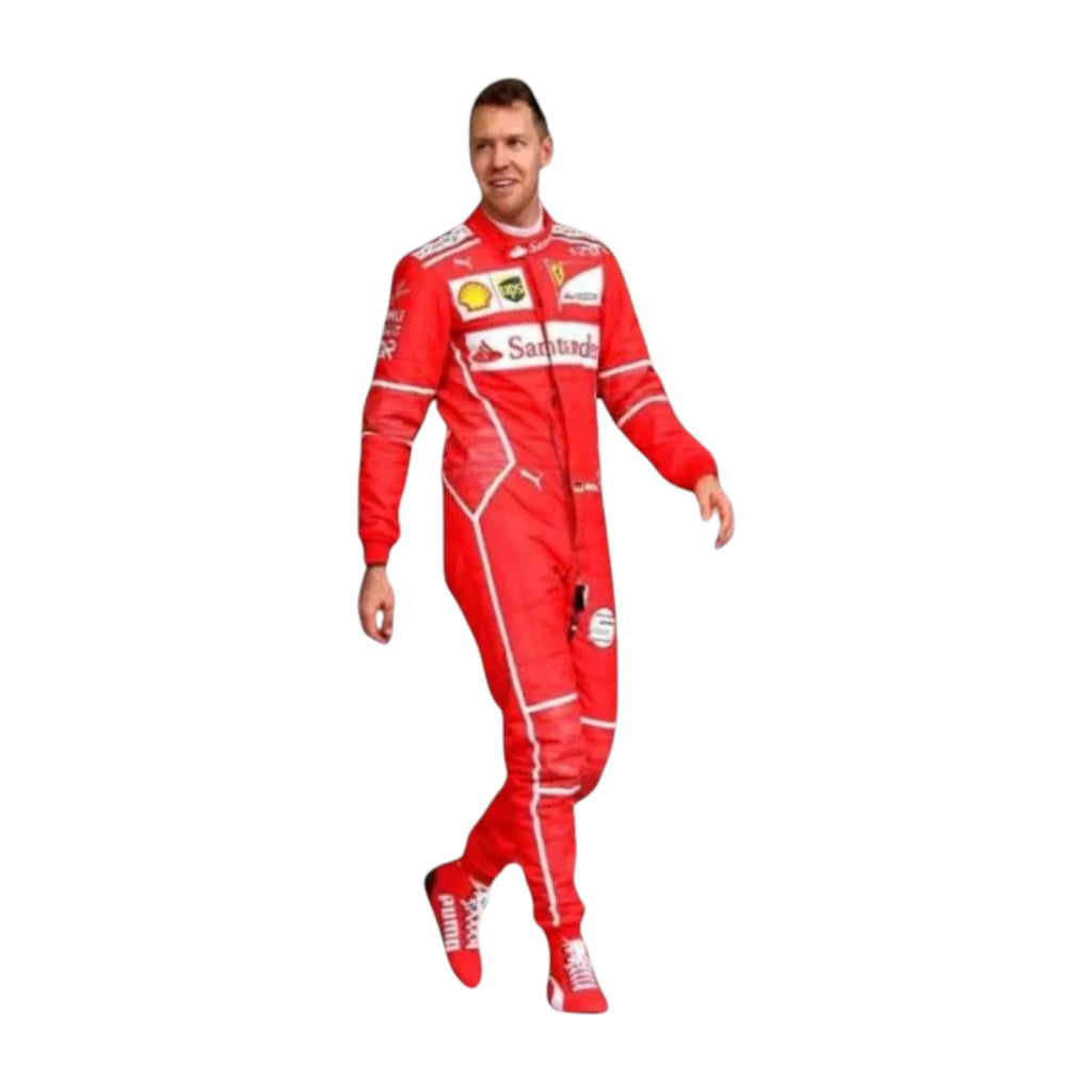 Sebastian Vettel 2017 Ferrari F1 Racing Suit - Reaxion Racegear image 1