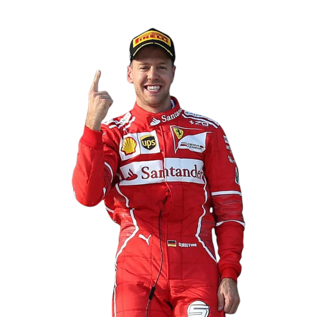 Sebastian Vettel 2017 Ferrari F1 Racing Suit - Reaxion Racegear image 3