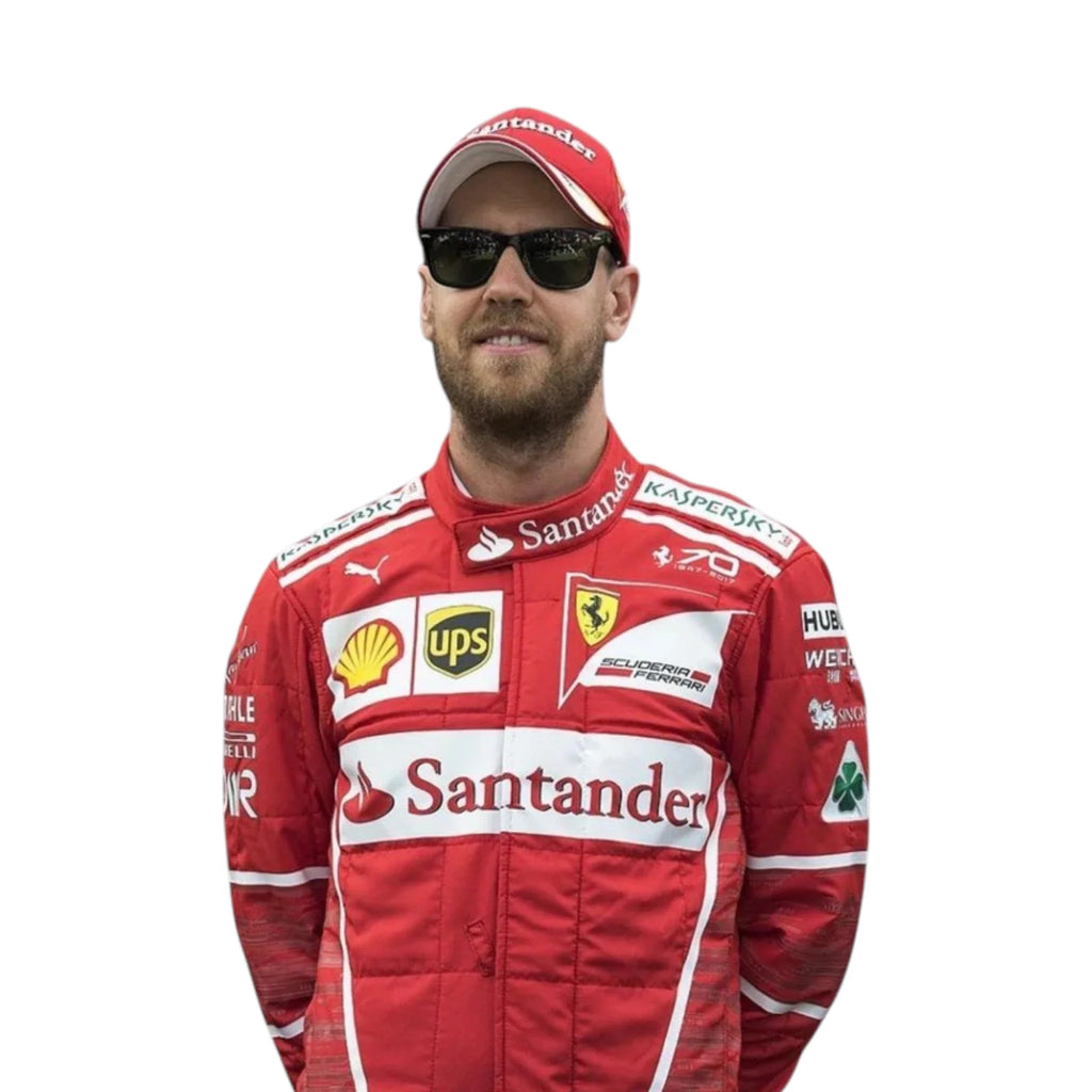 Sebastian Vettel 2017 Ferrari F1 Racing Suit - Reaxion Racegear image 4