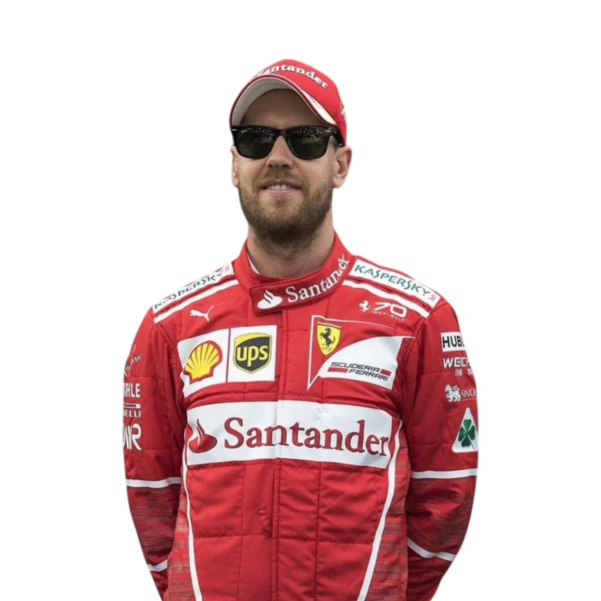 Sebastian Vettel 2017 Ferrari F1 Racing Suit - Reaxion Racegear image 4