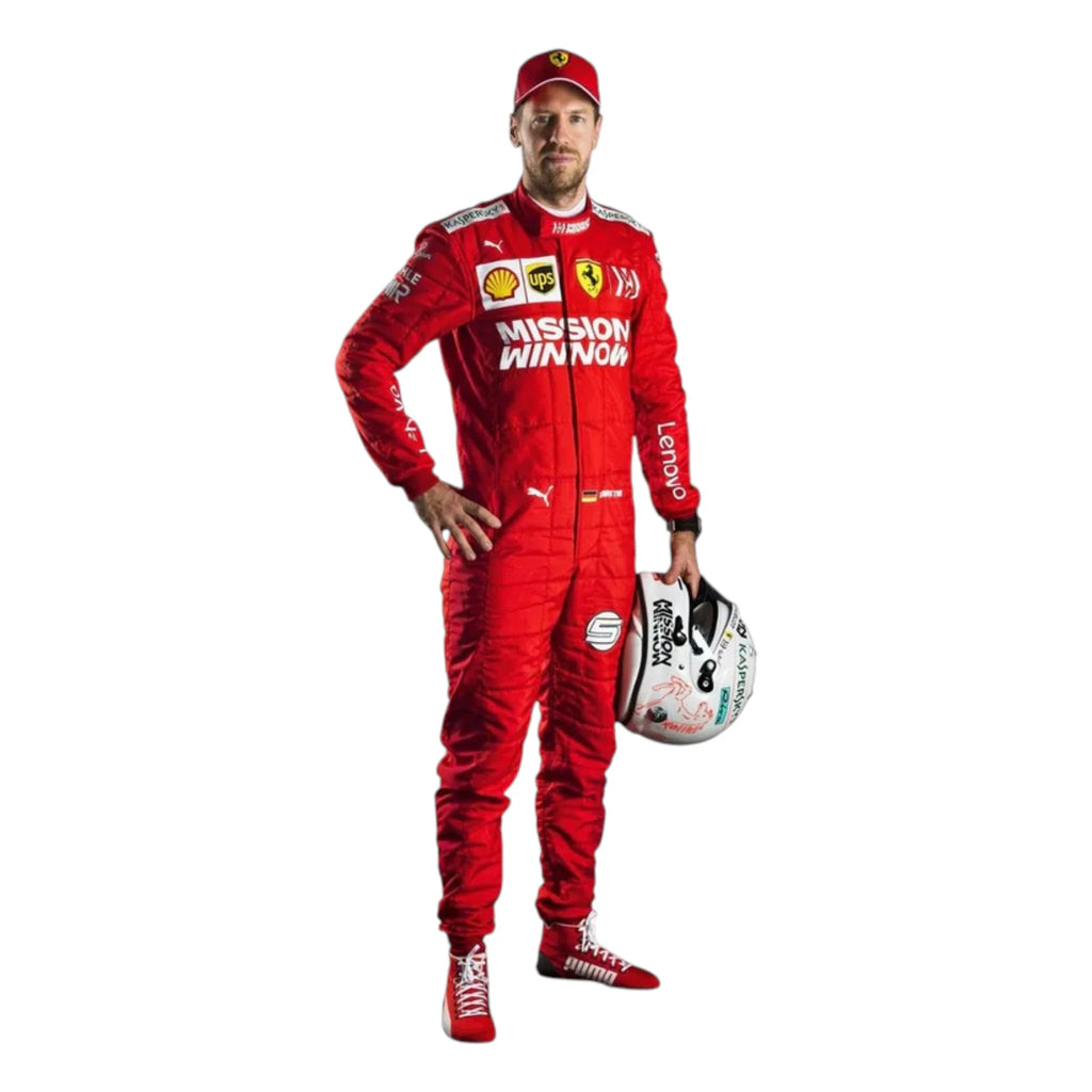 Sebastian Vettel 2019 Ferrari F1 Racing Suit - Reaxion Racegear image 1
