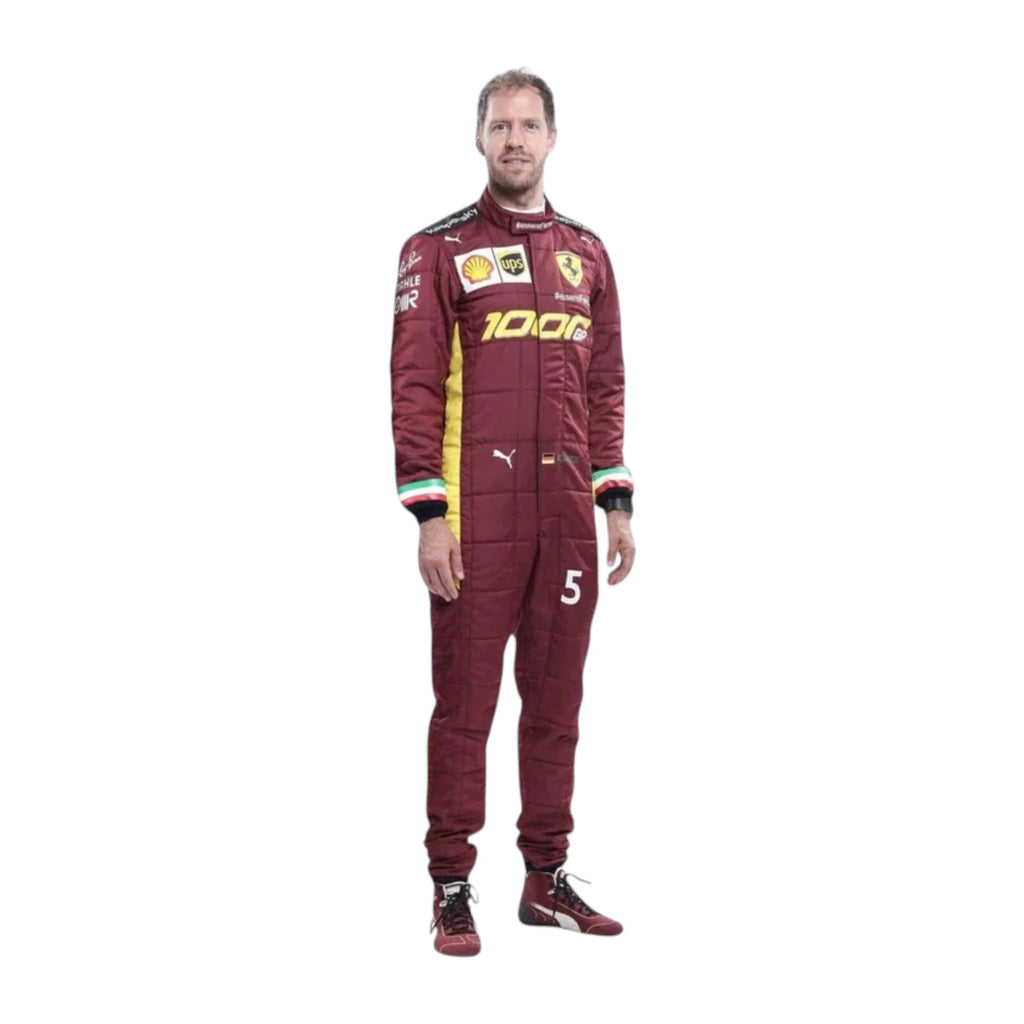 Sebastian Vettel 2020 Ferrari 1000 GP F1 Racing Suit - Reaxion Racegear image 1