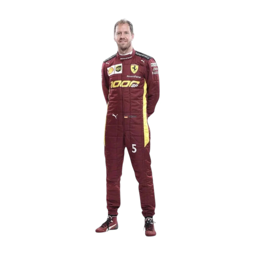 Sebastian Vettel 2020 Ferrari 1000 GP F1 Racing Suit - Reaxion Racegear image 2