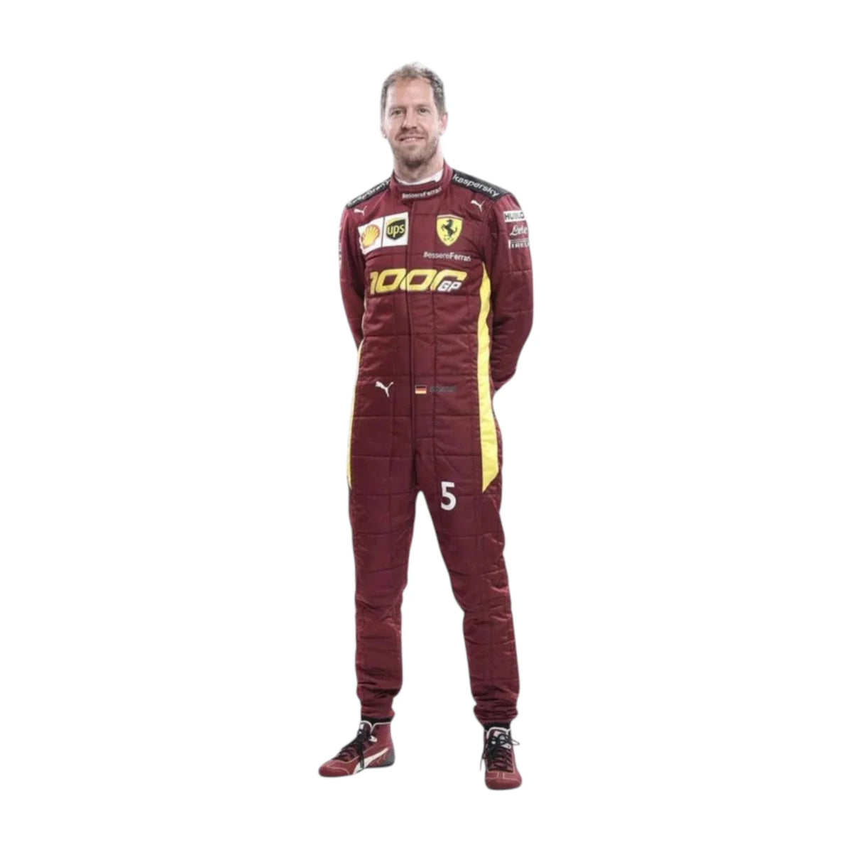 Sebastian Vettel 2020 Ferrari 1000 GP F1 Racing Suit - Reaxion Racegear image 2