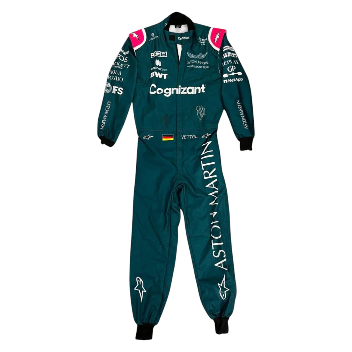 Sebastian Vettel 2021 Aston Martin F1 Race Suit - Reaxion Racegear image 2