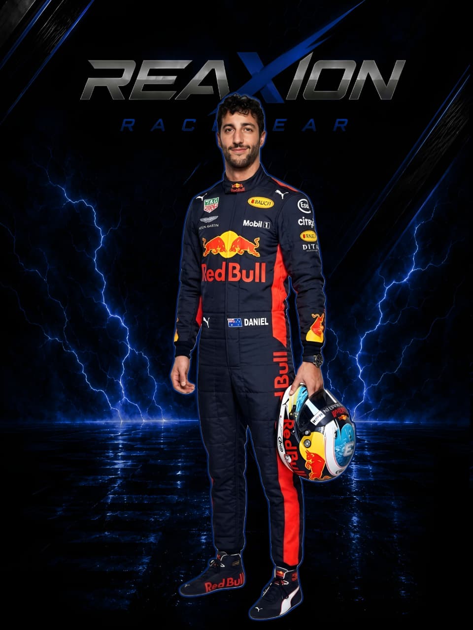 Daniel Ricciardo Red Bull 2018 F1 Race Suit