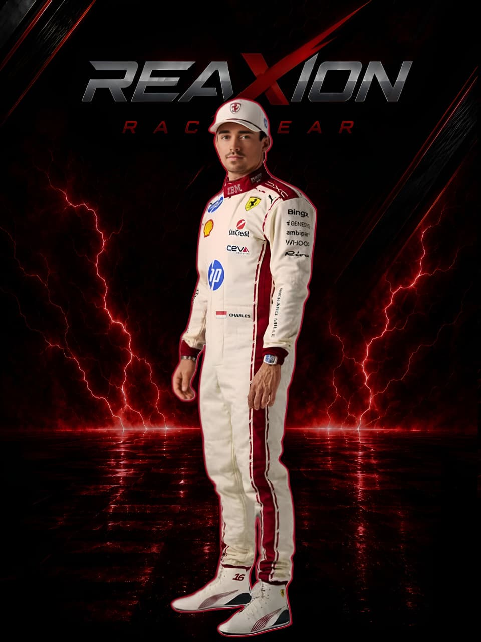 Charles Leclerc Ferrari 2026 Monaco GP F1 Racing Suit