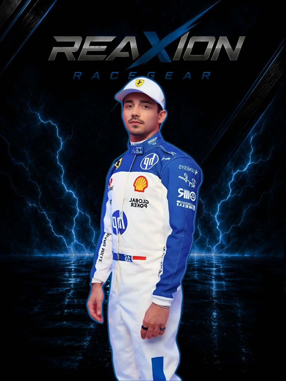 Charles Leclerc Ferrari 2025 Miami GP F1 Racing Suit