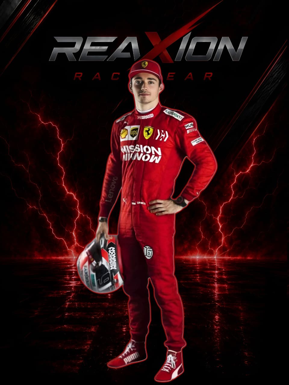 Charles Leclerc Ferrari 2019 F1 Racing Suit