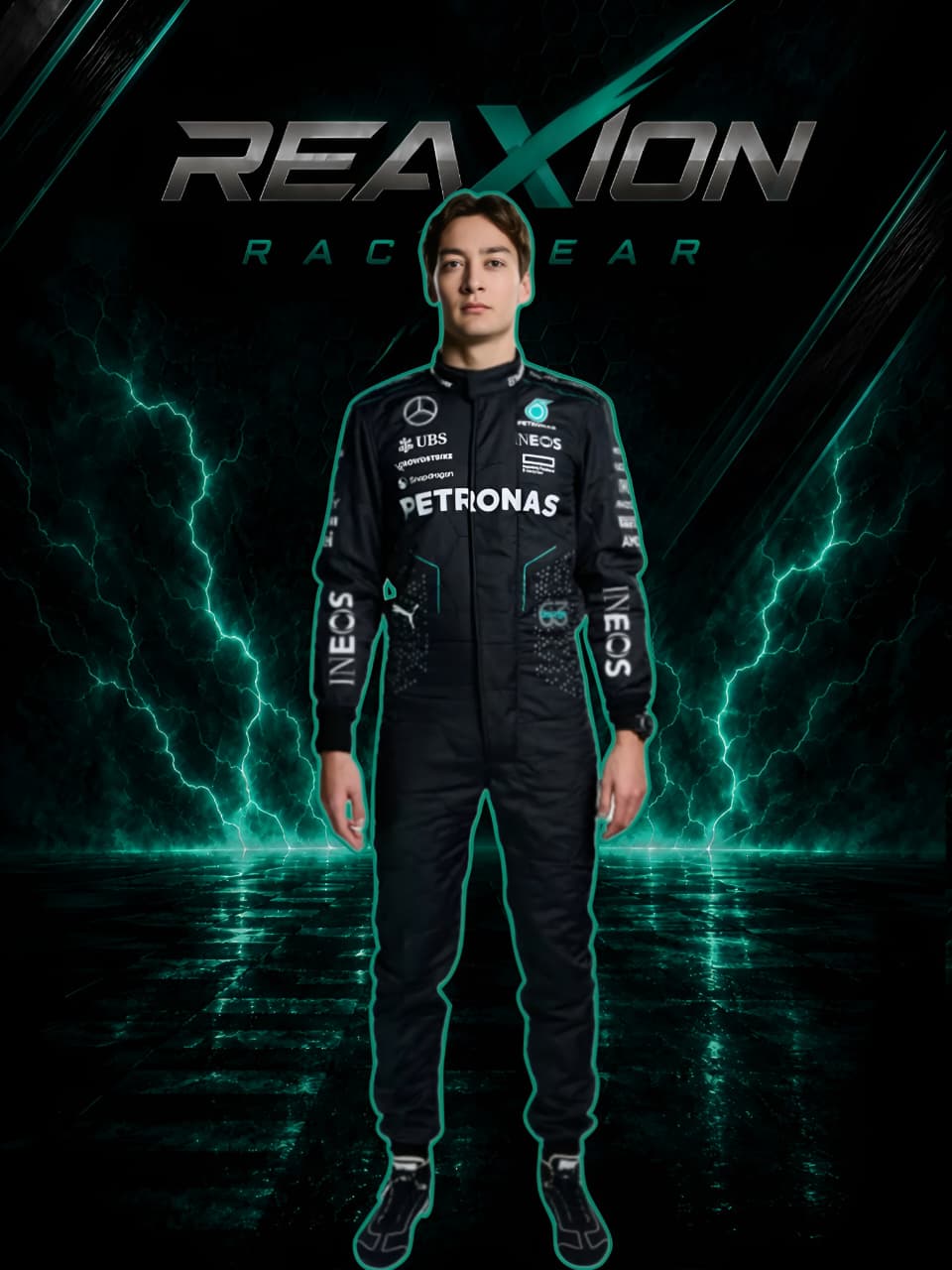 George Russell Mercedes 2024 F1 Racing Suit