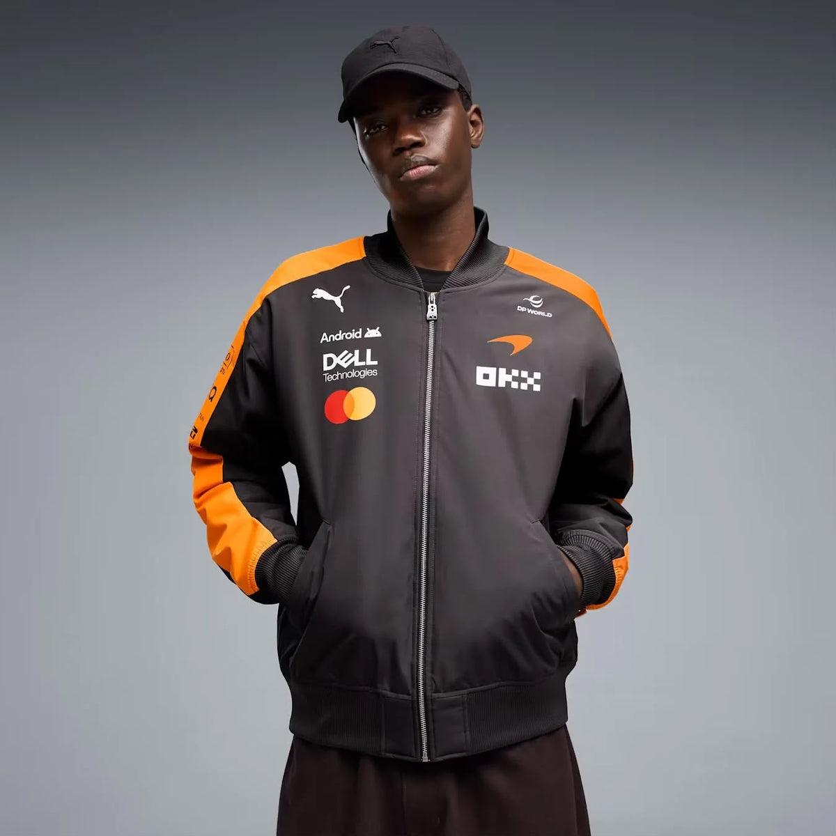 2026 PUMA McLaren F1 Team Bomber Jacket, Premium F1 Fanwear