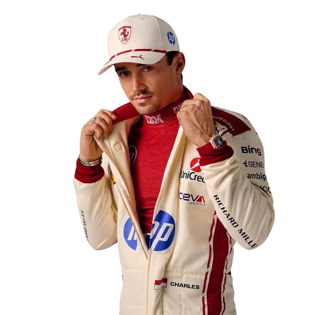 Charles Leclerc Ferrari 2026 Monaco GP F1 Racing Suit