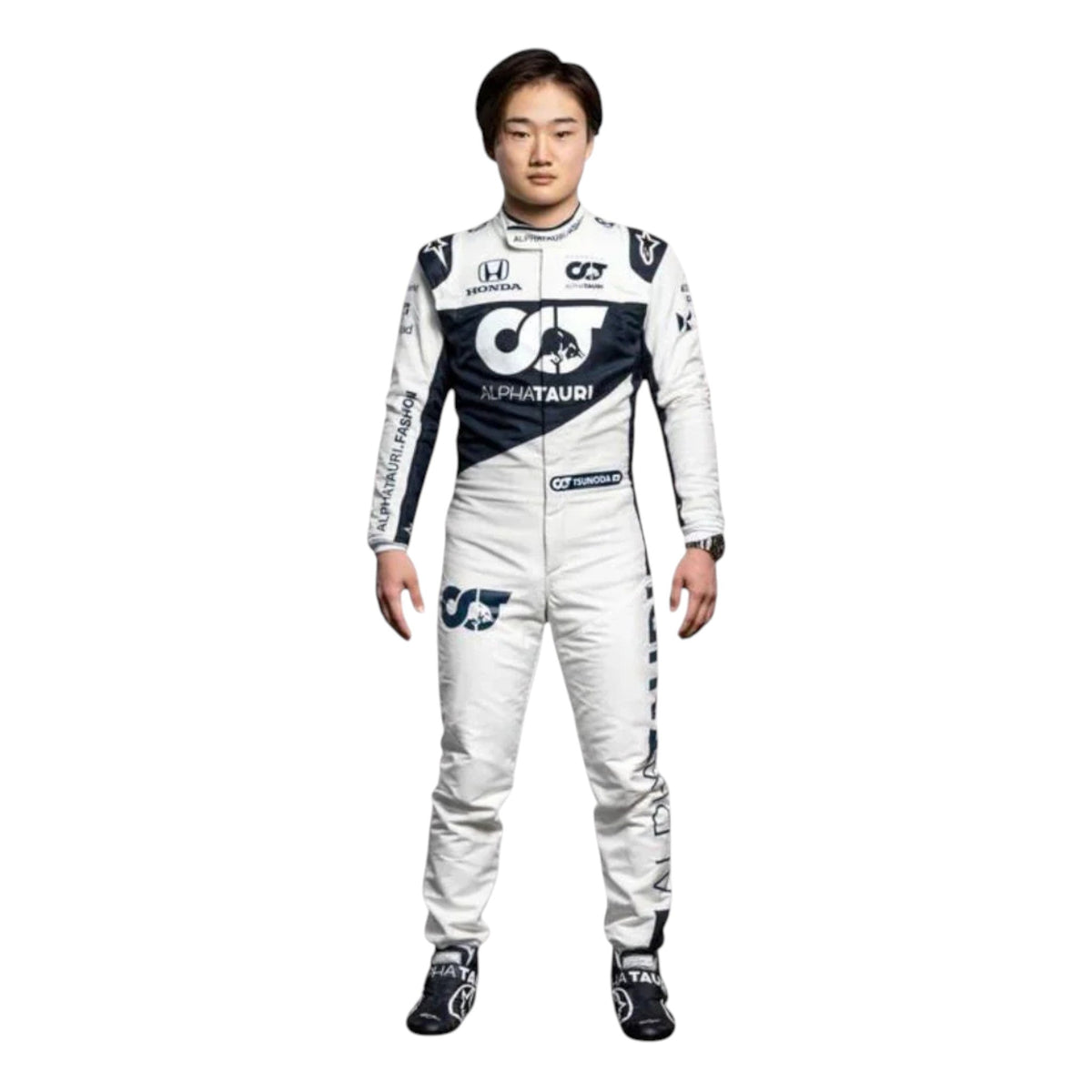 Yuki Tsunoda 2021 AlphaTauri F1 Race Suit - Reaxion Racegear image 1