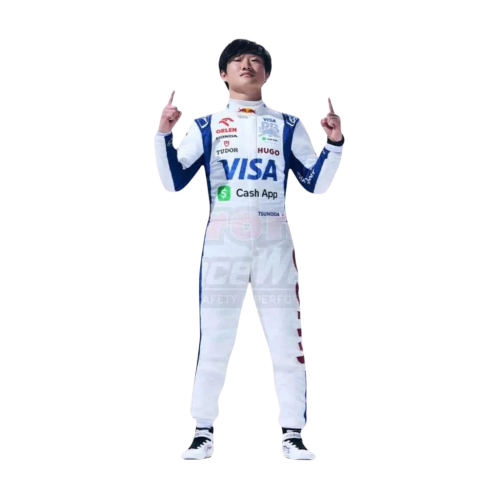 Yuki Tsunoda 2024 AlphaTauri F1 Race Suit - Reaxion Racegear image 2