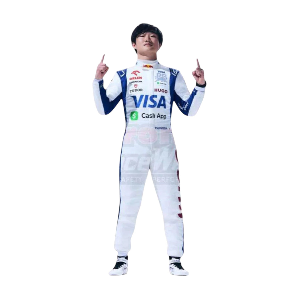 Yuki Tsunoda 2024 AlphaTauri F1 Race Suit - Reaxion Racegear image 2