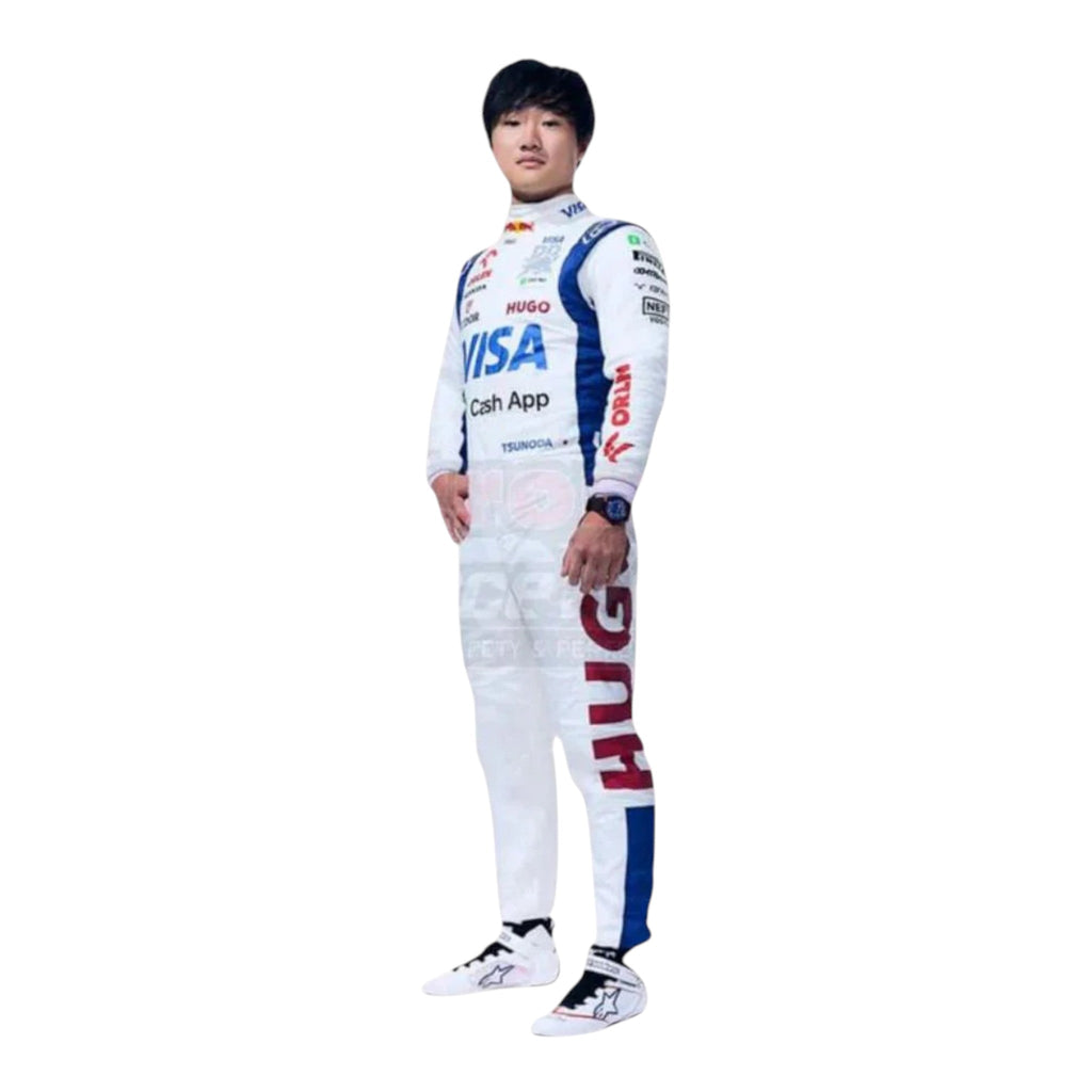 Yuki Tsunoda 2024 AlphaTauri F1 Race Suit - Reaxion Racegear image 1