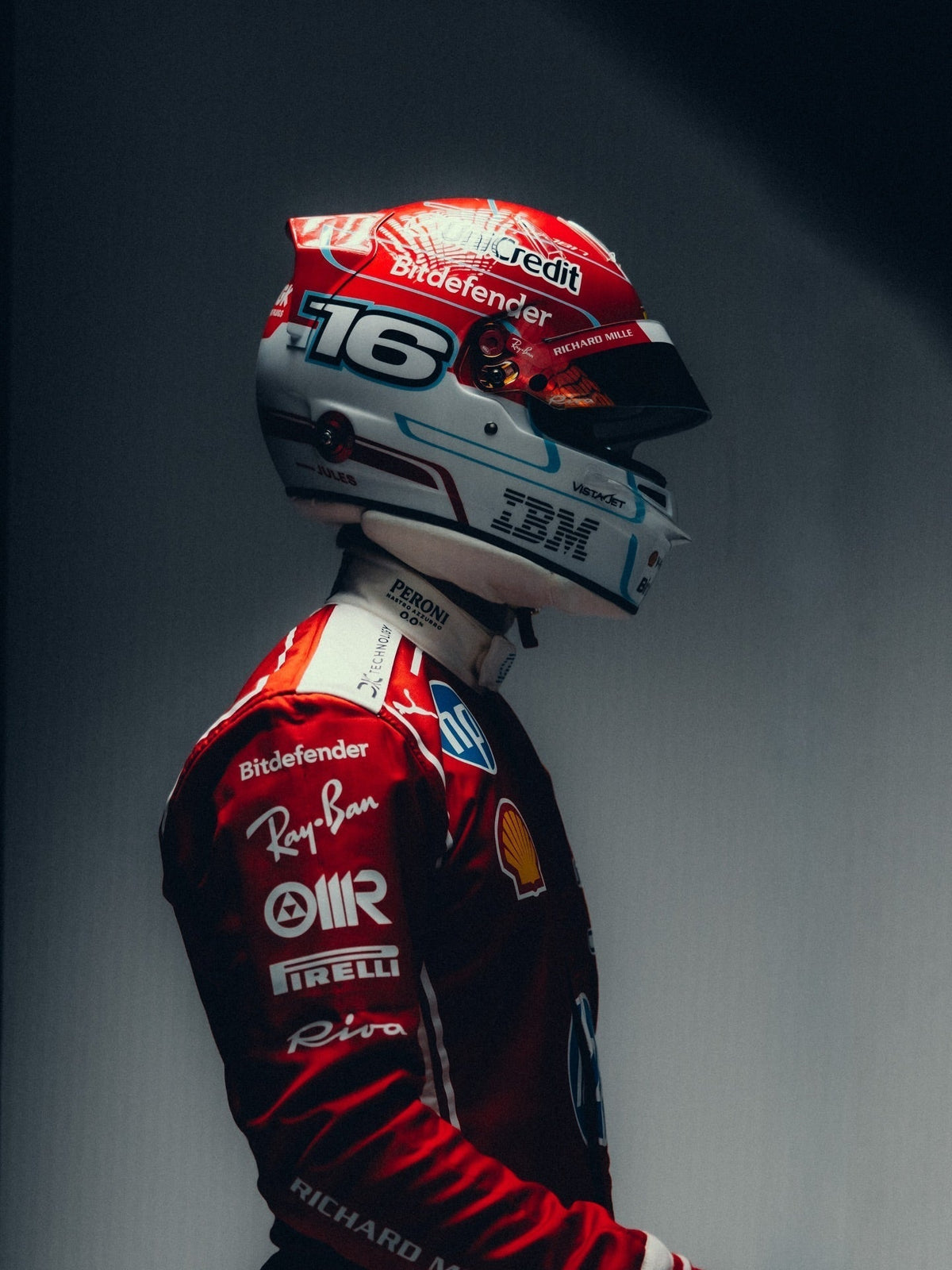 Charles Leclerc 2026 Replica F1 Racing Suit – Fan Edition | Reaxion Racegear