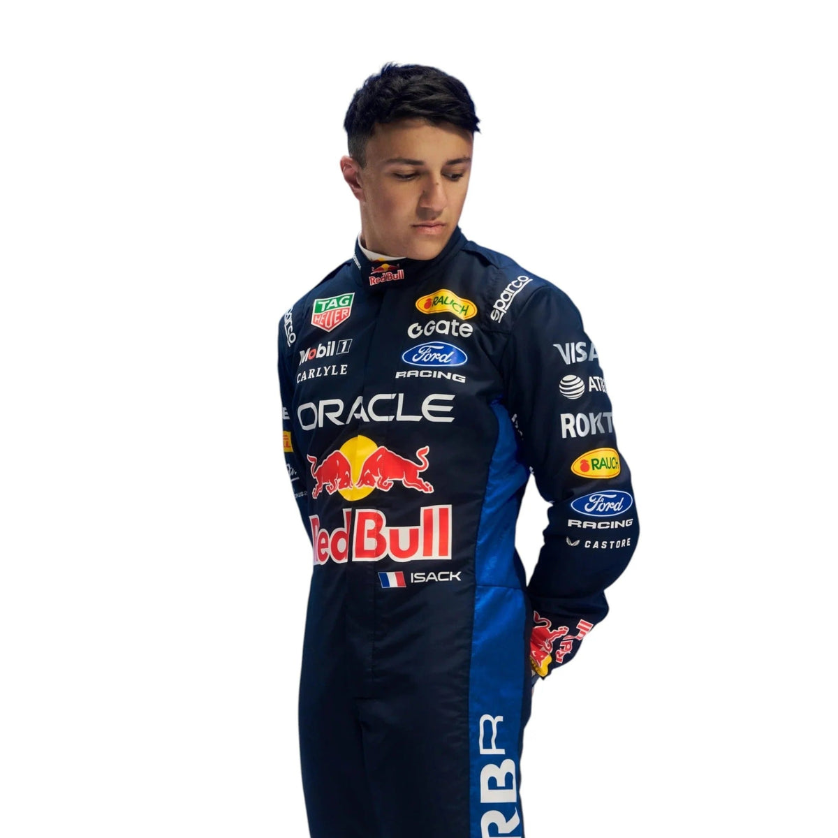 2026 Isack Hadjar Red Bull F1 Replica Race Suit – Pro Fit | Reaxion Racegear