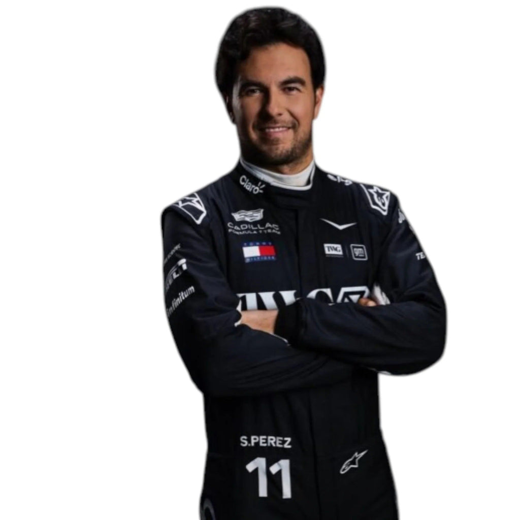 Sergio Perez 2026 Cadillac F1 Racing Suit – Team Replica Edition | Reaxion Racegear