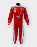 Back of Lewis Hamilton’s 2026 Scuderia Ferrari HP replica F1 race suit – Reaxion Racegear.